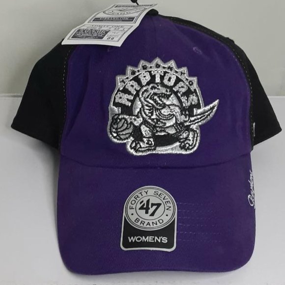 #47 Accessories - 2015 NBA Toronto Raptors Hat Retro Purple Sparkle Women Adjustable Rare NWT